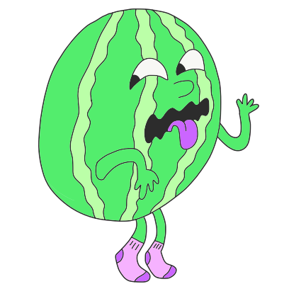 Watermelon Willy messages sticker-1