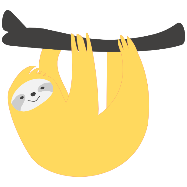 Mediocre Sloth messages sticker-3