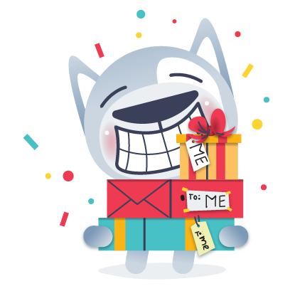 Wolfy The Dog - Sticker Pack messages sticker-10
