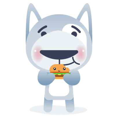 Wolfy The Dog - Sticker Pack messages sticker-8