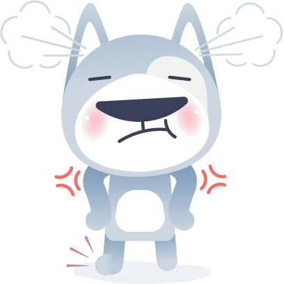 Wolfy The Dog - Sticker Pack messages sticker-6