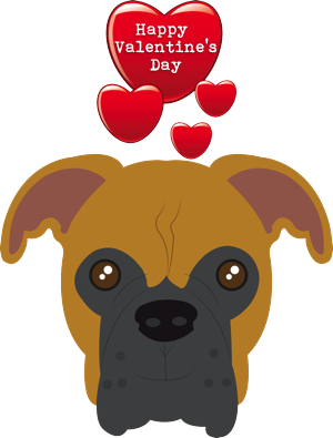 Valentine Dogs messages sticker-11