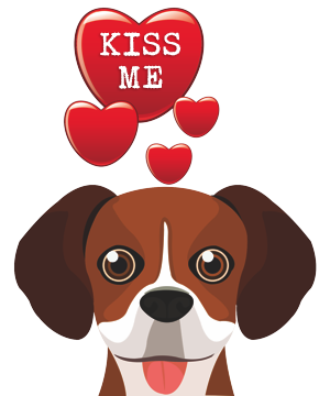 Valentine Dogs messages sticker-4