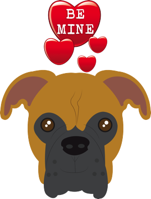 Valentine Dogs messages sticker-10