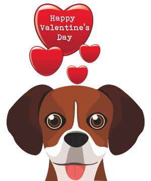 Valentine Dogs messages sticker-2