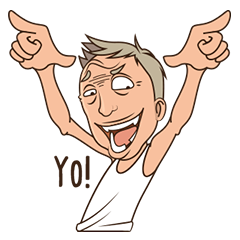 Free Hello Sticker for iMessage messages sticker-1