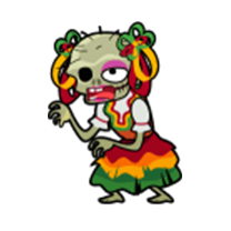 Los Muertos - Shoot the Walking Dead messages sticker-3