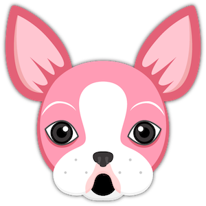 Valentine's Day Boston Terrier messages sticker-0