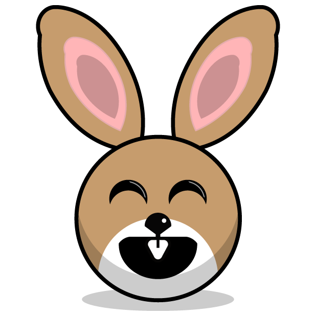 Hunny Bunnys Stickers - Rabbit Emoji Meme messages sticker-4