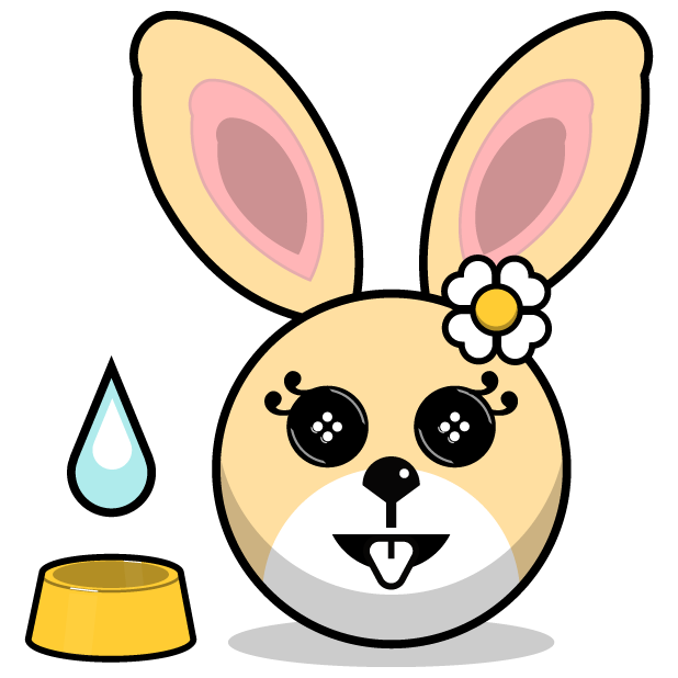 Hunny Bunnys Stickers - Rabbit Emoji Meme messages sticker-7