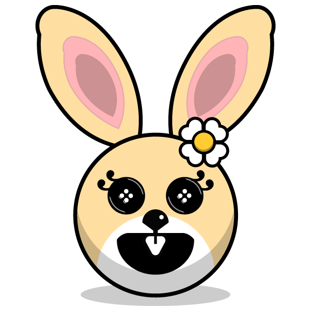 Hunny Bunnys Stickers - Rabbit Emoji Meme messages sticker-3
