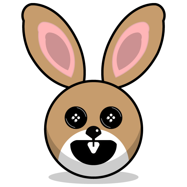 Hunny Bunnys Stickers - Rabbit Emoji Meme messages sticker-2