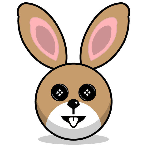 Hunny Bunnys Stickers - Rabbit Emoji Meme messages sticker-0