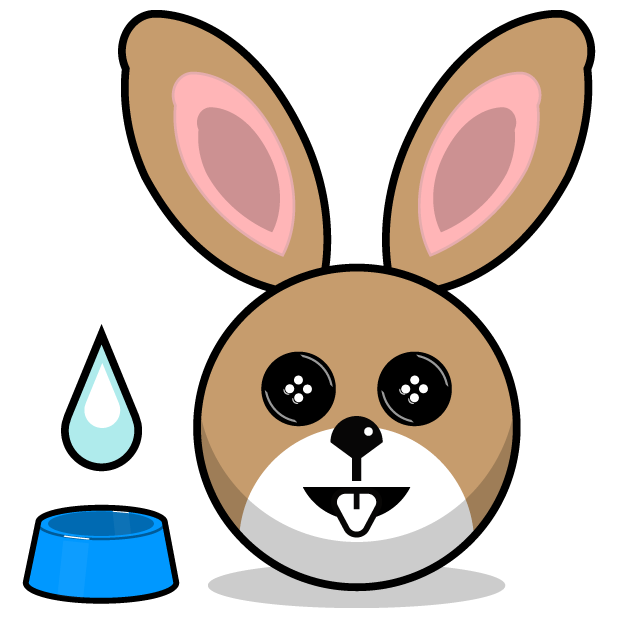 Hunny Bunnys Stickers - Rabbit Emoji Meme messages sticker-6