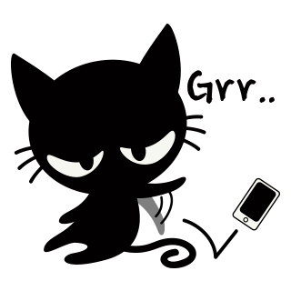 Sneaky The Cat Stickers messages sticker-1