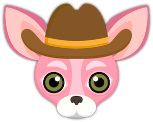 Pink Valentine's Chihuahua messages sticker-9