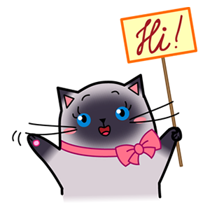 Sima The Cat Stickers Pack 1 messages sticker-5