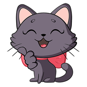 Lucy The Cat Stickers Pack 1 messages sticker-1