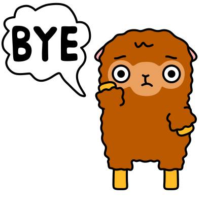 Funny Sheep Stickers messages sticker-1