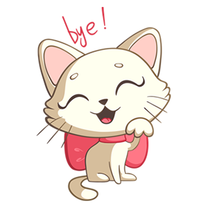 Nika The Cat Stickers Pack 1 messages sticker-3