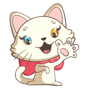 Nika The Cat Stickers Pack 1 messages sticker-0