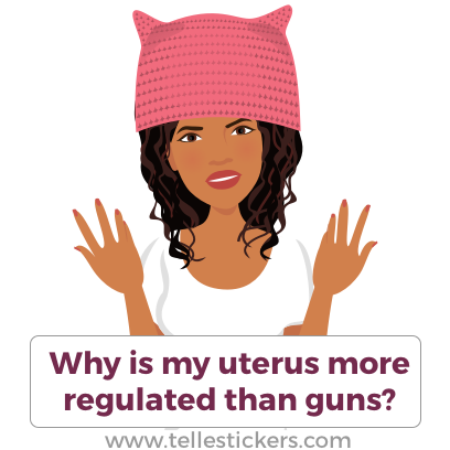 Telle Women's March stickers E messages sticker-10