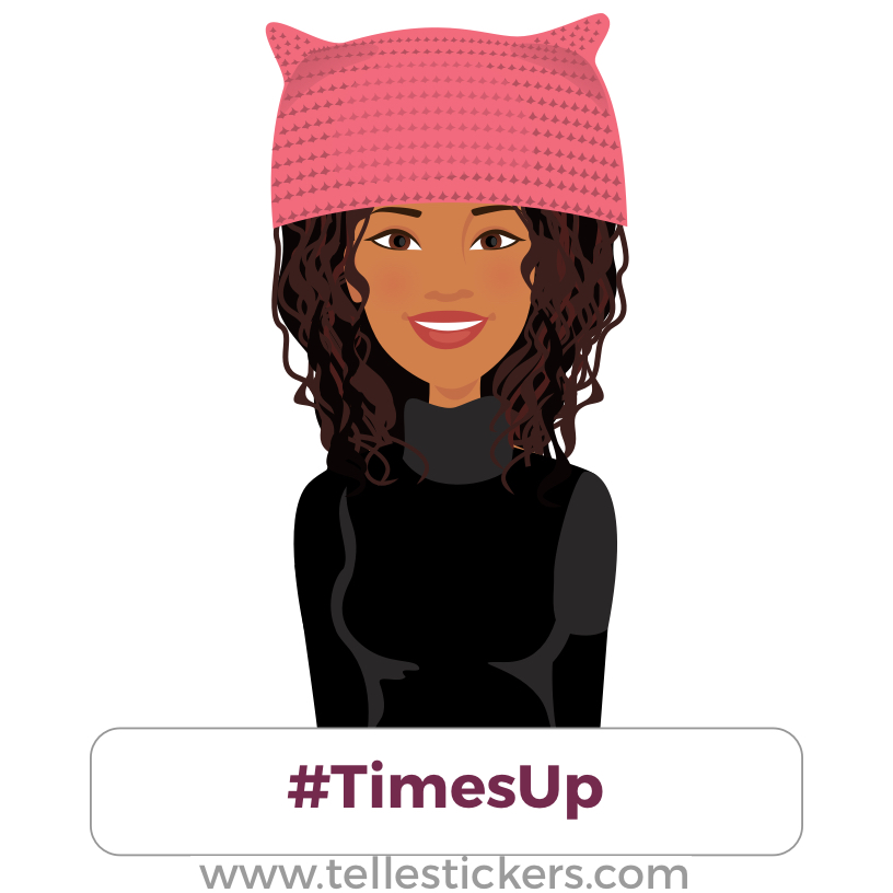 Telle Women's March stickers E messages sticker-3