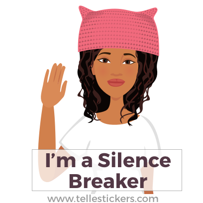 Telle Women's March stickers E messages sticker-2