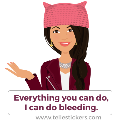 Telle Women's March stickers L messages sticker-9