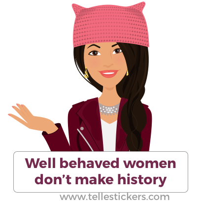 Telle Women's March stickers L messages sticker-0