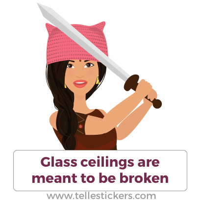 Telle Women's March stickers L messages sticker-5
