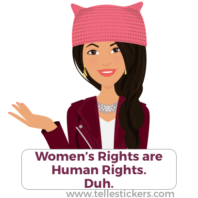 Telle Women's March stickers L messages sticker-7