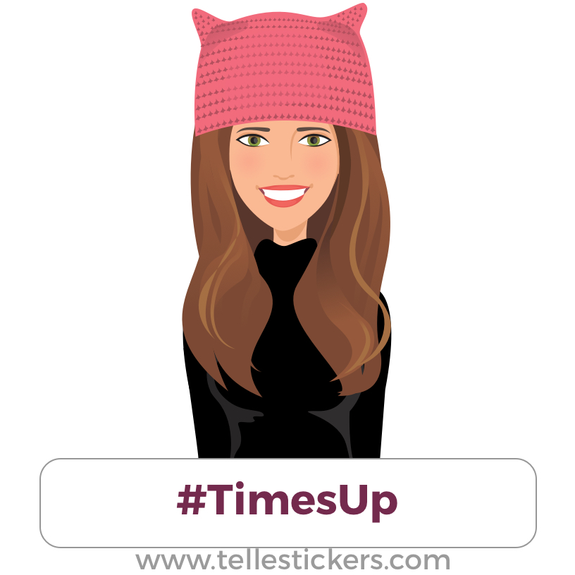 Telle Women's March stickers K messages sticker-3