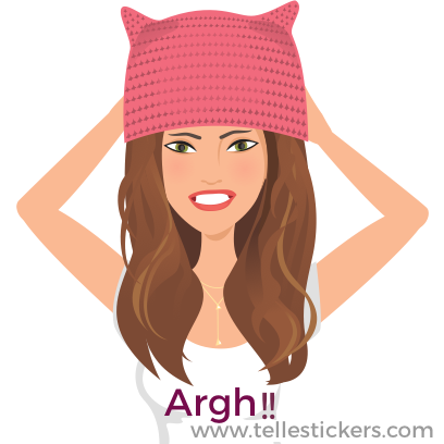 Telle Women's March stickers K messages sticker-11