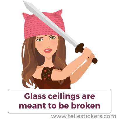 Telle Women's March stickers K messages sticker-5