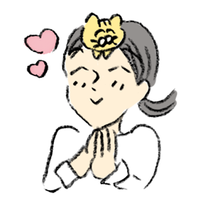 새끼 고양이가 그녀의 머리에 앉는다. messages sticker-6