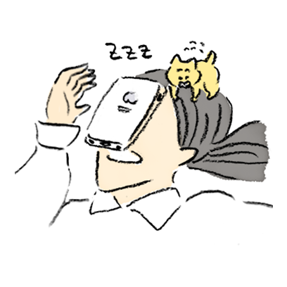 새끼 고양이가 그녀의 머리에 앉는다. messages sticker-3
