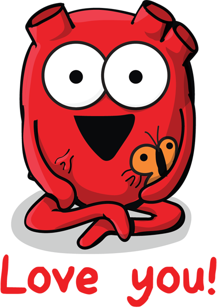 Heart and Brain Sticker Pack messages sticker-5