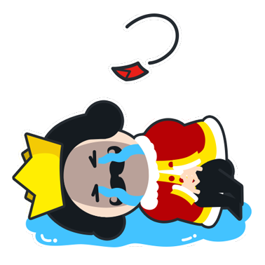 皇卷卷抢红包 messages sticker-3