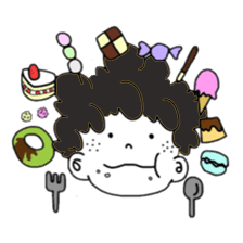 Curly Boy Stickers messages sticker-8