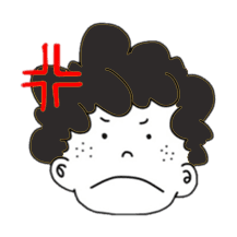Curly Boy Stickers messages sticker-9