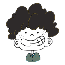 Curly Boy Stickers messages sticker-4