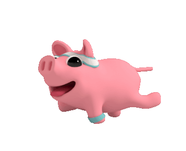 Pinky The Pig Animated Stickers messages sticker-7