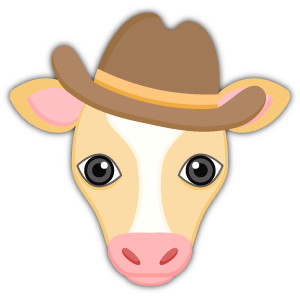 Blonde White Cow messages sticker-7