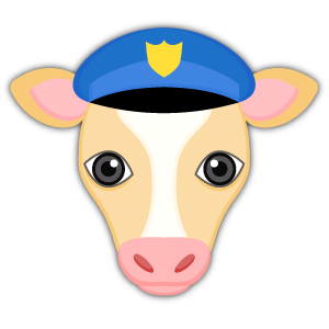 Blonde White Cow messages sticker-6