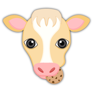 Blonde White Cow messages sticker-5