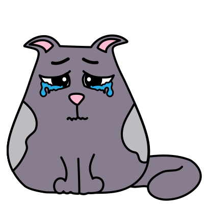 Fat cat Smoky - stickers with cats for iMessage. messages sticker-4