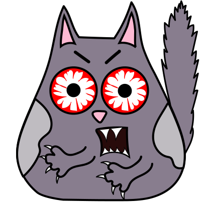 Fat cat Smoky - stickers with cats for iMessage. messages sticker-0