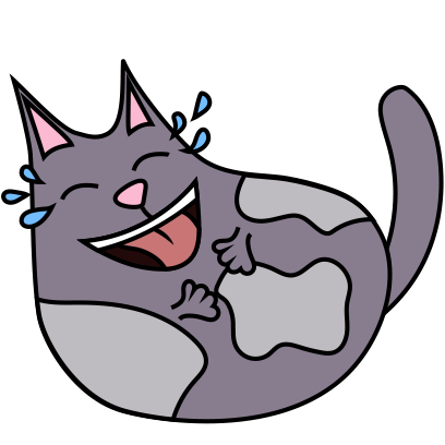 Fat cat Smoky - stickers with cats for iMessage. messages sticker-10