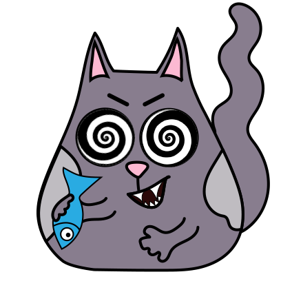 Fat cat Smoky - stickers with cats for iMessage. messages sticker-8